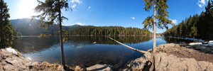 Arbersee South Side Panorama (VR)
